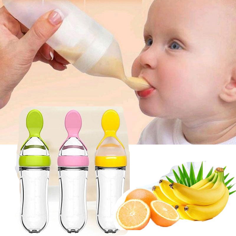 Biberon cuillère pour bébé | EasyBottle™ - Heureux Parent